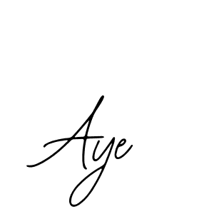 Design your own signature with our free online signature maker. With this signature software, you can create a handwritten (Bearetta-2O07w) signature for name Aye. Aye signature style 12 images and pictures png
