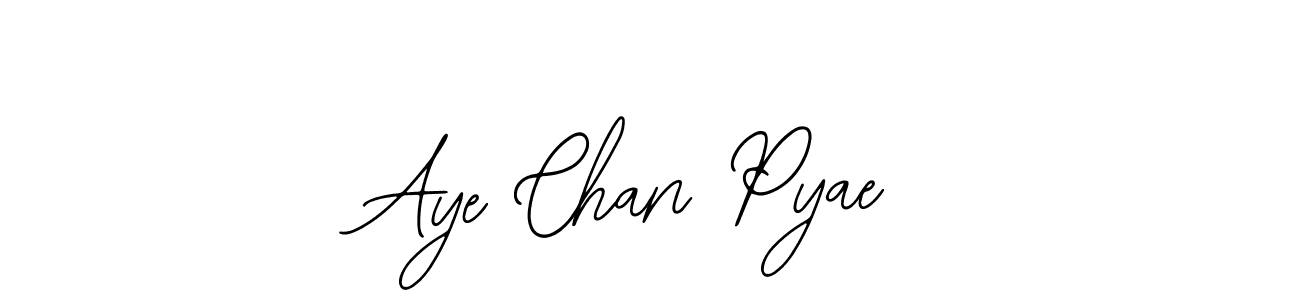 Create a beautiful signature design for name Aye Chan Pyae. With this signature (Bearetta-2O07w) fonts, you can make a handwritten signature for free. Aye Chan Pyae signature style 12 images and pictures png