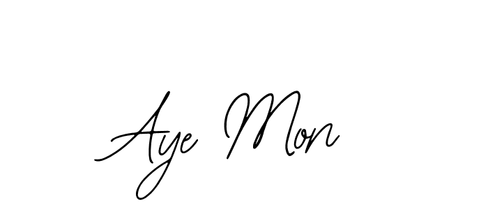 Check out images of Autograph of Aye Mon name. Actor Aye Mon Signature Style. Bearetta-2O07w is a professional sign style online. Aye Mon signature style 12 images and pictures png