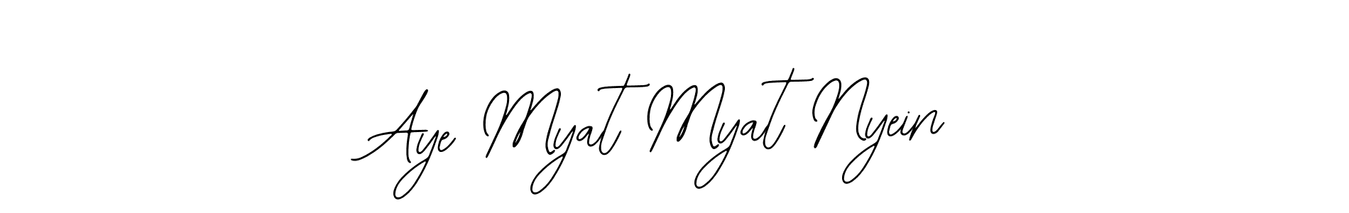 Also we have Aye Myat Myat Nyein name is the best signature style. Create professional handwritten signature collection using Bearetta-2O07w autograph style. Aye Myat Myat Nyein signature style 12 images and pictures png