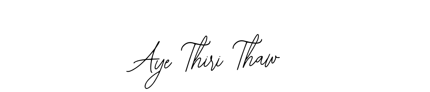 It looks lik you need a new signature style for name Aye Thiri Thaw. Design unique handwritten (Bearetta-2O07w) signature with our free signature maker in just a few clicks. Aye Thiri Thaw signature style 12 images and pictures png