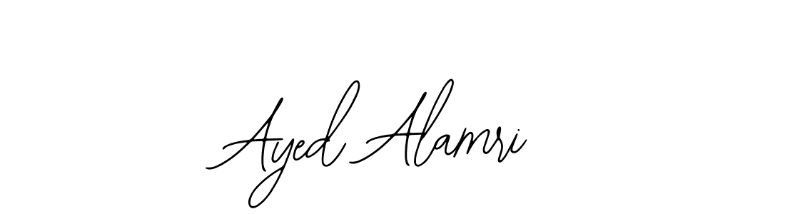 You should practise on your own different ways (Bearetta-2O07w) to write your name (Ayed Alamri) in signature. don't let someone else do it for you. Ayed Alamri signature style 12 images and pictures png