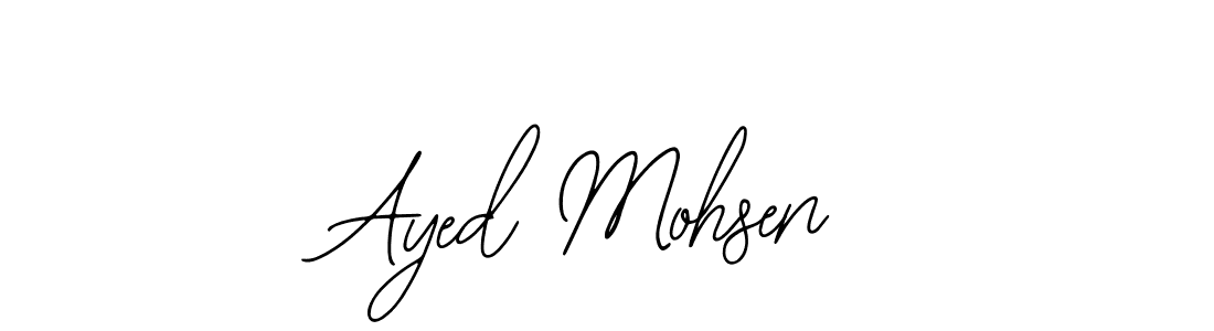 Ayed Mohsen stylish signature style. Best Handwritten Sign (Bearetta-2O07w) for my name. Handwritten Signature Collection Ideas for my name Ayed Mohsen. Ayed Mohsen signature style 12 images and pictures png