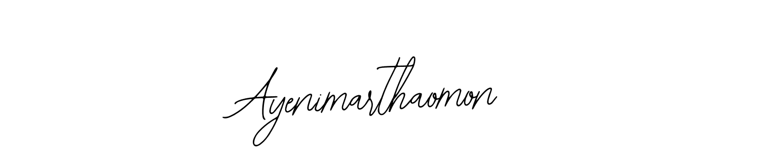 Use a signature maker to create a handwritten signature online. With this signature software, you can design (Bearetta-2O07w) your own signature for name Ayenimarthaomon. Ayenimarthaomon signature style 12 images and pictures png