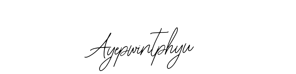 Ayepwintphyu stylish signature style. Best Handwritten Sign (Bearetta-2O07w) for my name. Handwritten Signature Collection Ideas for my name Ayepwintphyu. Ayepwintphyu signature style 12 images and pictures png