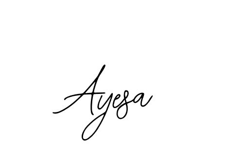 Bearetta-2O07w is a professional signature style that is perfect for those who want to add a touch of class to their signature. It is also a great choice for those who want to make their signature more unique. Get Ayesa name to fancy signature for free. Ayesa signature style 12 images and pictures png