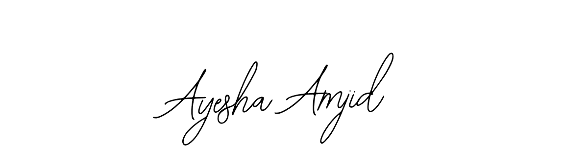 How to Draw Ayesha Amjid signature style? Bearetta-2O07w is a latest design signature styles for name Ayesha Amjid. Ayesha Amjid signature style 12 images and pictures png