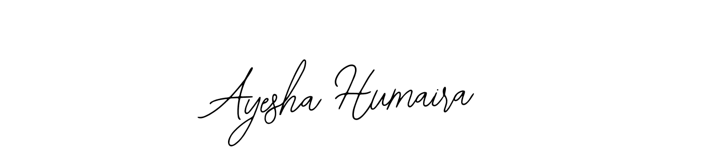 It looks lik you need a new signature style for name Ayesha Humaira. Design unique handwritten (Bearetta-2O07w) signature with our free signature maker in just a few clicks. Ayesha Humaira signature style 12 images and pictures png