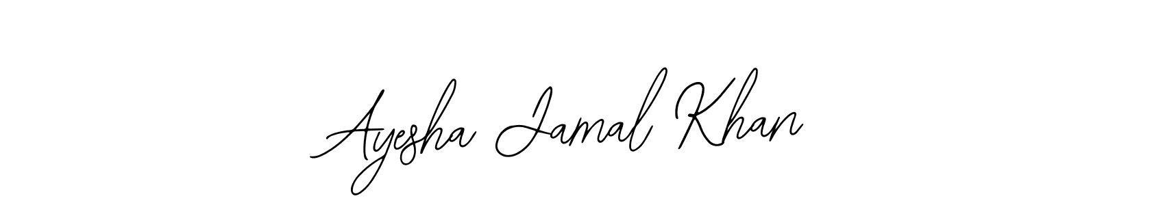 It looks lik you need a new signature style for name Ayesha Jamal Khan. Design unique handwritten (Bearetta-2O07w) signature with our free signature maker in just a few clicks. Ayesha Jamal Khan signature style 12 images and pictures png