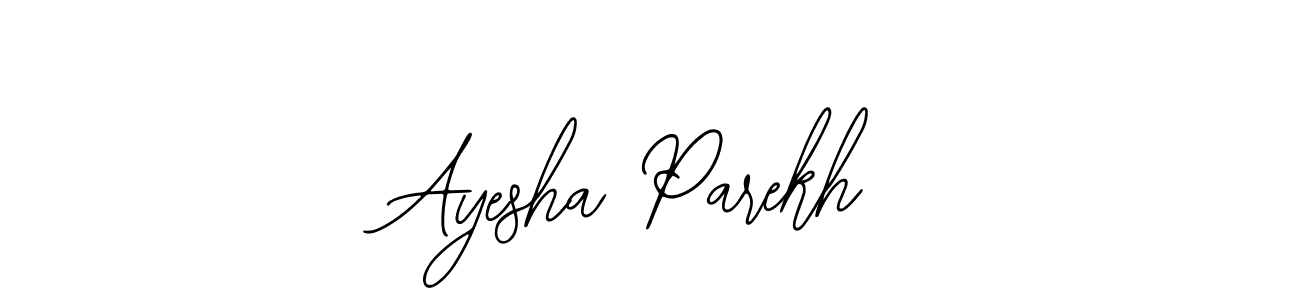 Similarly Bearetta-2O07w is the best handwritten signature design. Signature creator online .You can use it as an online autograph creator for name Ayesha Parekh. Ayesha Parekh signature style 12 images and pictures png