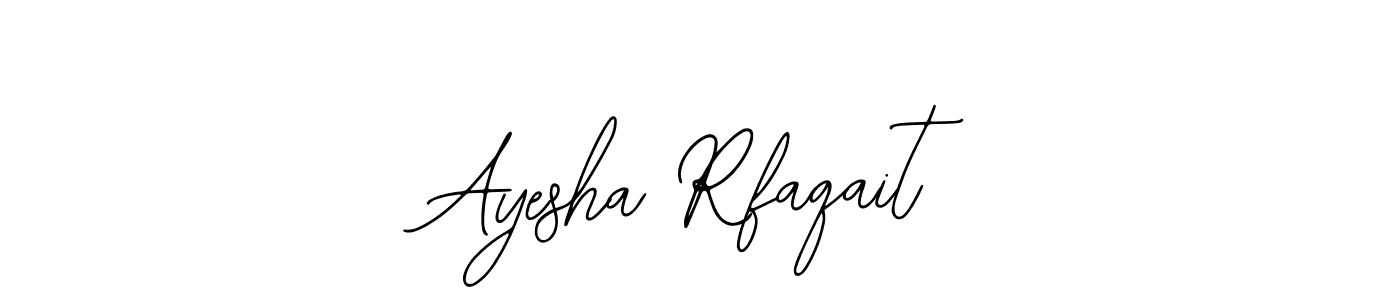 Make a beautiful signature design for name Ayesha Rfaqait. With this signature (Bearetta-2O07w) style, you can create a handwritten signature for free. Ayesha Rfaqait signature style 12 images and pictures png