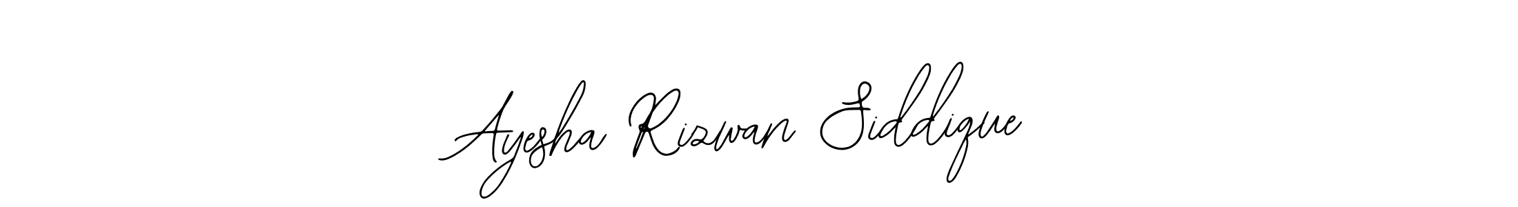 The best way (Bearetta-2O07w) to make a short signature is to pick only two or three words in your name. The name Ayesha Rizwan Siddique include a total of six letters. For converting this name. Ayesha Rizwan Siddique signature style 12 images and pictures png