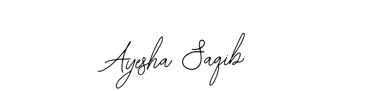 Ayesha Saqib stylish signature style. Best Handwritten Sign (Bearetta-2O07w) for my name. Handwritten Signature Collection Ideas for my name Ayesha Saqib. Ayesha Saqib signature style 12 images and pictures png