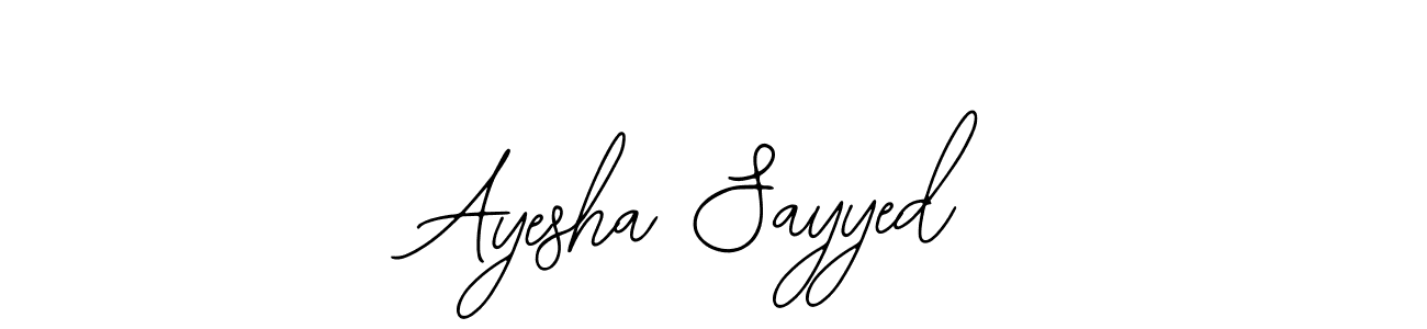 Also we have Ayesha Sayyed name is the best signature style. Create professional handwritten signature collection using Bearetta-2O07w autograph style. Ayesha Sayyed signature style 12 images and pictures png