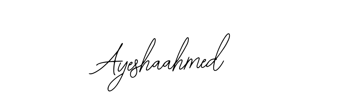 Create a beautiful signature design for name Ayeshaahmed. With this signature (Bearetta-2O07w) fonts, you can make a handwritten signature for free. Ayeshaahmed signature style 12 images and pictures png