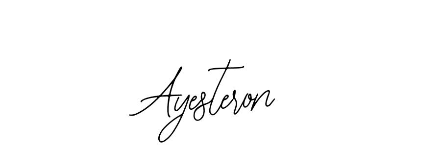 Make a beautiful signature design for name Ayesteron. With this signature (Bearetta-2O07w) style, you can create a handwritten signature for free. Ayesteron signature style 12 images and pictures png