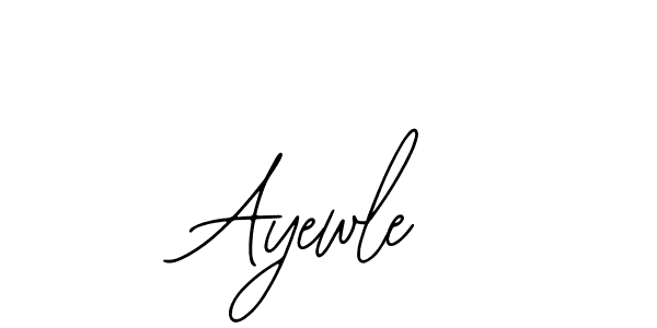 You should practise on your own different ways (Bearetta-2O07w) to write your name (Ayewle) in signature. don't let someone else do it for you. Ayewle signature style 12 images and pictures png