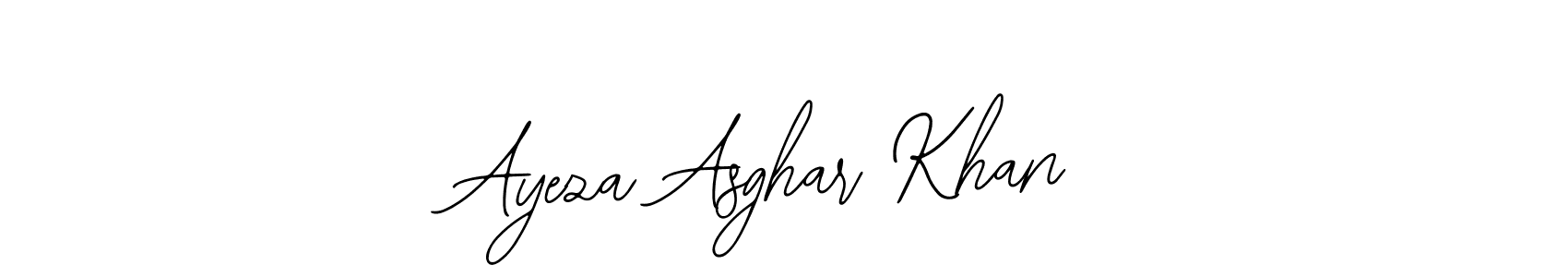 Make a short Ayeza Asghar Khan signature style. Manage your documents anywhere anytime using Bearetta-2O07w. Create and add eSignatures, submit forms, share and send files easily. Ayeza Asghar Khan signature style 12 images and pictures png
