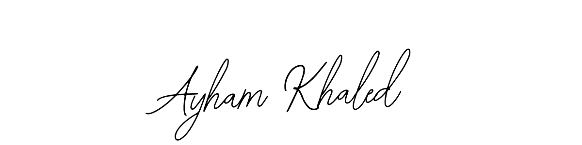 Make a short Ayham Khaled signature style. Manage your documents anywhere anytime using Bearetta-2O07w. Create and add eSignatures, submit forms, share and send files easily. Ayham Khaled signature style 12 images and pictures png