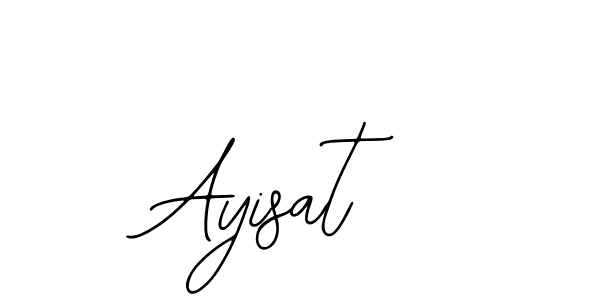 if you are searching for the best signature style for your name Ayisat. so please give up your signature search. here we have designed multiple signature styles  using Bearetta-2O07w. Ayisat signature style 12 images and pictures png