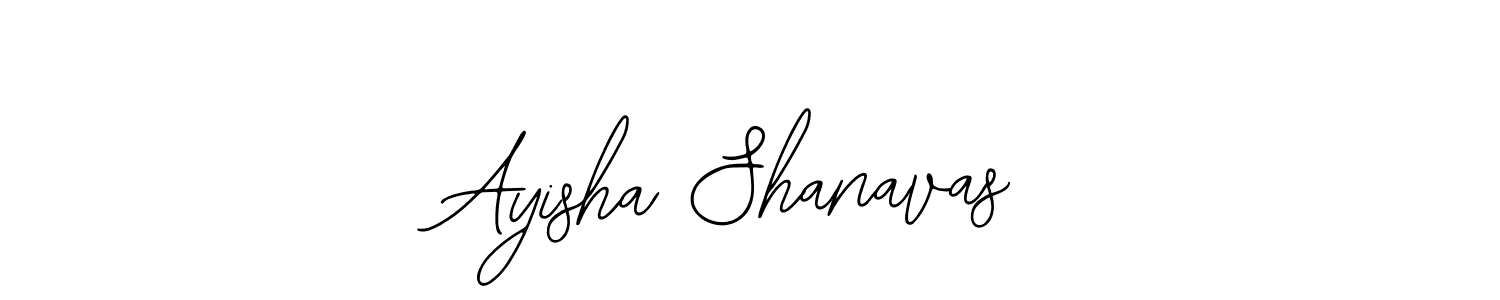 How to make Ayisha Shanavas signature? Bearetta-2O07w is a professional autograph style. Create handwritten signature for Ayisha Shanavas name. Ayisha Shanavas signature style 12 images and pictures png
