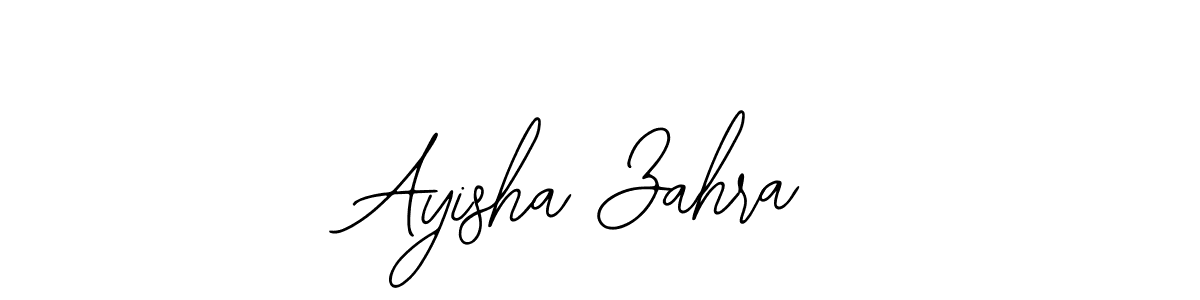 You should practise on your own different ways (Bearetta-2O07w) to write your name (Ayisha Zahra) in signature. don't let someone else do it for you. Ayisha Zahra signature style 12 images and pictures png