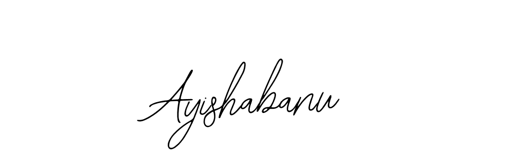 Bearetta-2O07w is a professional signature style that is perfect for those who want to add a touch of class to their signature. It is also a great choice for those who want to make their signature more unique. Get Ayishabanu name to fancy signature for free. Ayishabanu signature style 12 images and pictures png