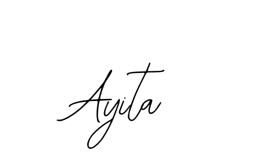Design your own signature with our free online signature maker. With this signature software, you can create a handwritten (Bearetta-2O07w) signature for name Ayita. Ayita signature style 12 images and pictures png