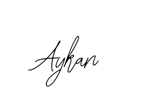 How to make Aykan name signature. Use Bearetta-2O07w style for creating short signs online. This is the latest handwritten sign. Aykan signature style 12 images and pictures png