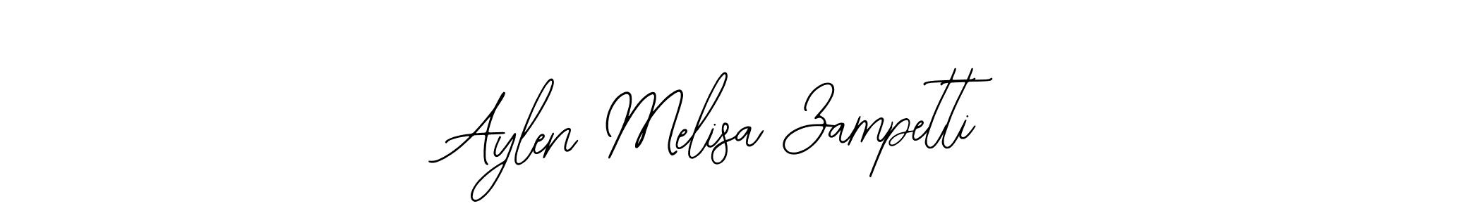 Create a beautiful signature design for name Aylen Melisa Zampetti. With this signature (Bearetta-2O07w) fonts, you can make a handwritten signature for free. Aylen Melisa Zampetti signature style 12 images and pictures png