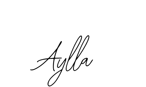 How to make Aylla name signature. Use Bearetta-2O07w style for creating short signs online. This is the latest handwritten sign. Aylla signature style 12 images and pictures png