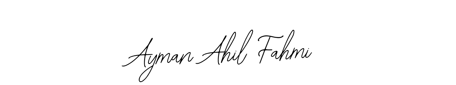 See photos of Ayman Ahil Fahmi official signature by Spectra . Check more albums & portfolios. Read reviews & check more about Bearetta-2O07w font. Ayman Ahil Fahmi signature style 12 images and pictures png