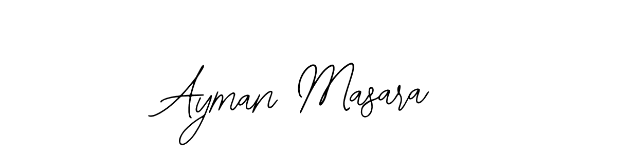 Design your own signature with our free online signature maker. With this signature software, you can create a handwritten (Bearetta-2O07w) signature for name Ayman Masara. Ayman Masara signature style 12 images and pictures png
