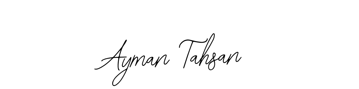Create a beautiful signature design for name Ayman Tahsan. With this signature (Bearetta-2O07w) fonts, you can make a handwritten signature for free. Ayman Tahsan signature style 12 images and pictures png