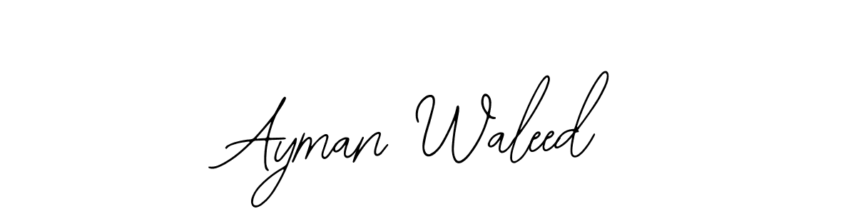Best and Professional Signature Style for Ayman Waleed. Bearetta-2O07w Best Signature Style Collection. Ayman Waleed signature style 12 images and pictures png
