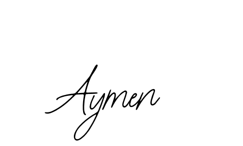 How to make Aymen signature? Bearetta-2O07w is a professional autograph style. Create handwritten signature for Aymen name. Aymen signature style 12 images and pictures png