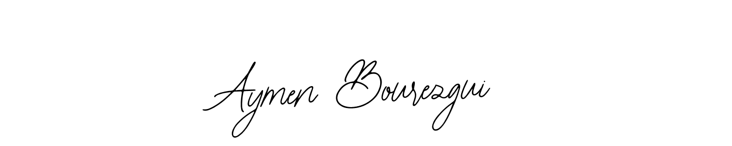 Design your own signature with our free online signature maker. With this signature software, you can create a handwritten (Bearetta-2O07w) signature for name Aymen Bourezgui. Aymen Bourezgui signature style 12 images and pictures png