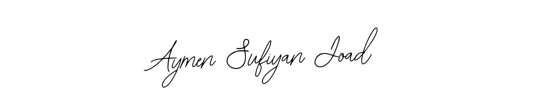 if you are searching for the best signature style for your name Aymen Sufiyan Joad. so please give up your signature search. here we have designed multiple signature styles  using Bearetta-2O07w. Aymen Sufiyan Joad signature style 12 images and pictures png