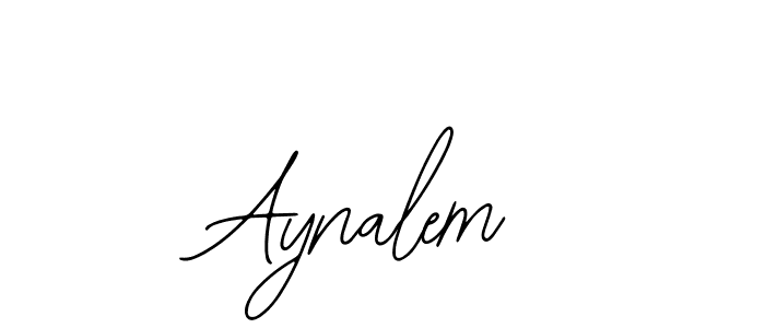 How to make Aynalem name signature. Use Bearetta-2O07w style for creating short signs online. This is the latest handwritten sign. Aynalem signature style 12 images and pictures png