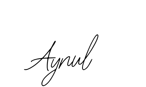 Use a signature maker to create a handwritten signature online. With this signature software, you can design (Bearetta-2O07w) your own signature for name Aynul. Aynul signature style 12 images and pictures png