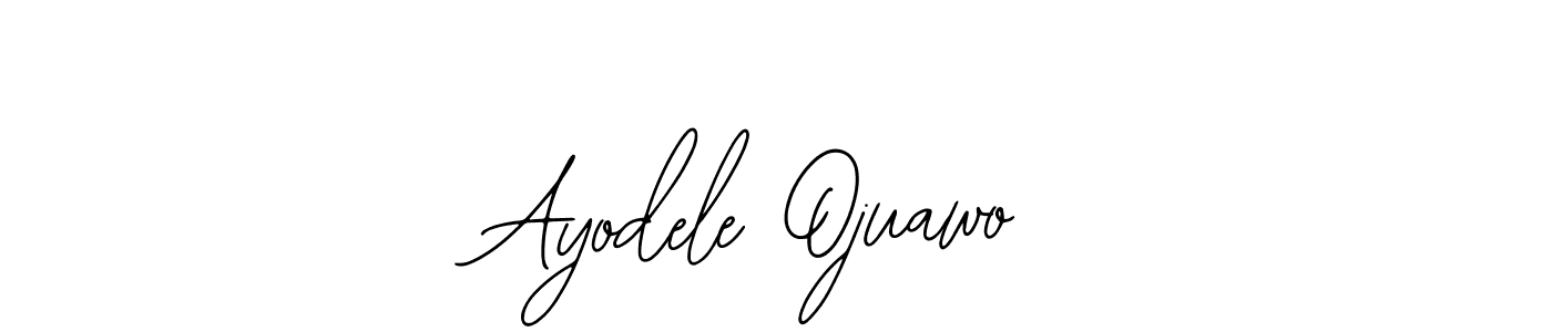 The best way (Bearetta-2O07w) to make a short signature is to pick only two or three words in your name. The name Ayodele Ojuawo include a total of six letters. For converting this name. Ayodele Ojuawo signature style 12 images and pictures png