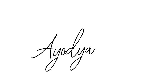 The best way (Bearetta-2O07w) to make a short signature is to pick only two or three words in your name. The name Ayodya include a total of six letters. For converting this name. Ayodya signature style 12 images and pictures png