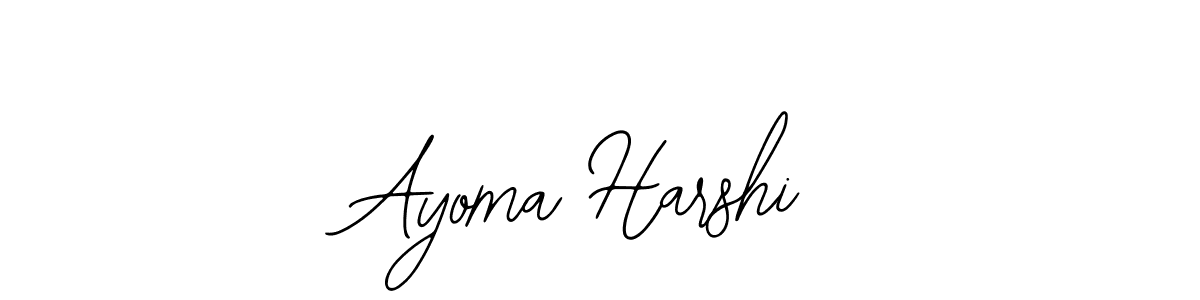 You can use this online signature creator to create a handwritten signature for the name Ayoma Harshi. This is the best online autograph maker. Ayoma Harshi signature style 12 images and pictures png