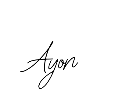 Make a beautiful signature design for name Ayon. With this signature (Bearetta-2O07w) style, you can create a handwritten signature for free. Ayon signature style 12 images and pictures png