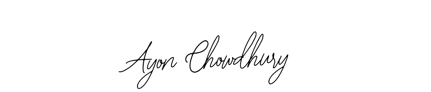 How to Draw Ayon Chowdhury signature style? Bearetta-2O07w is a latest design signature styles for name Ayon Chowdhury. Ayon Chowdhury signature style 12 images and pictures png