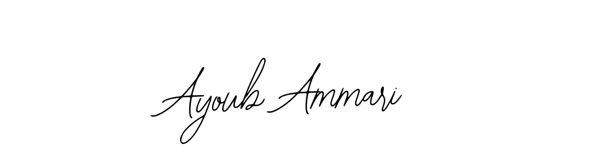 Design your own signature with our free online signature maker. With this signature software, you can create a handwritten (Bearetta-2O07w) signature for name Ayoub Ammari. Ayoub Ammari signature style 12 images and pictures png