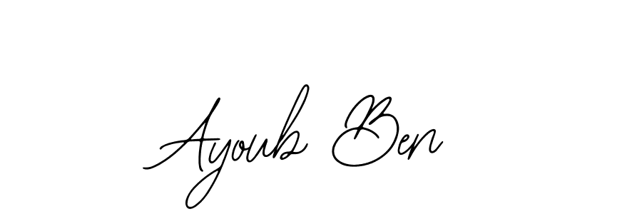 Make a beautiful signature design for name Ayoub Ben. Use this online signature maker to create a handwritten signature for free. Ayoub Ben signature style 12 images and pictures png