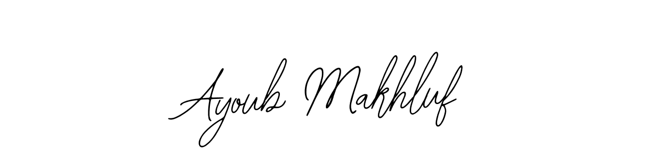 Best and Professional Signature Style for Ayoub Makhluf. Bearetta-2O07w Best Signature Style Collection. Ayoub Makhluf signature style 12 images and pictures png