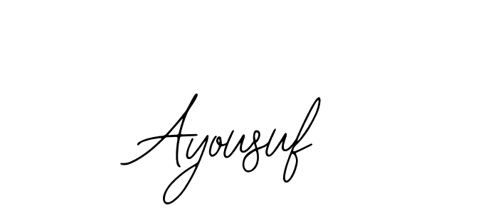 Make a beautiful signature design for name Ayousuf. With this signature (Bearetta-2O07w) style, you can create a handwritten signature for free. Ayousuf signature style 12 images and pictures png