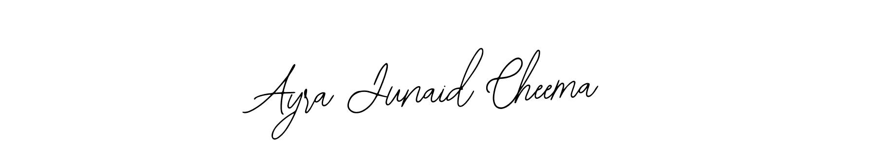 Use a signature maker to create a handwritten signature online. With this signature software, you can design (Bearetta-2O07w) your own signature for name Ayra Junaid Cheema. Ayra Junaid Cheema signature style 12 images and pictures png
